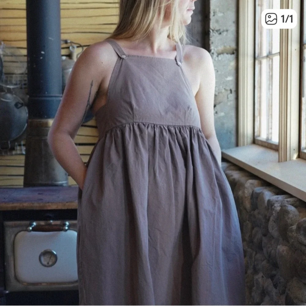 NWT Rudy Jude Apron Dress Dust
